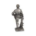 Скульптура из олова 54 мм / 1863 Капитан кавалерии конфедератов (1863 Confederate states cavalry captain). «Американская военная коллекция скульптур (American military sculpture collection)». Автор — Рон Хайноут (Ron Hinote). Sn 1977 года (США) #2