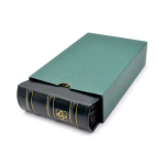 Альбом Leuchtturm с защитным футляром (шубером) для хранения коллекционных материалов. Размер 16×25 см. 50 листов. Б/У (Германия) #3